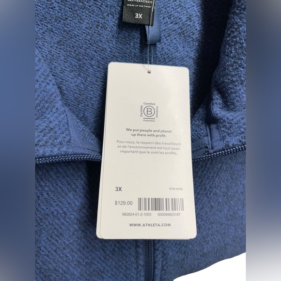 Athleta Stroll Fleece Full Zip Jacket - Picture 8 of 10